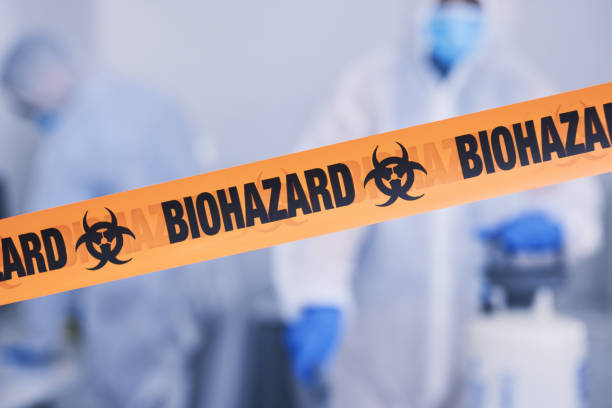 Professional Biohazard Cleanup technician working in Holdingford, MN